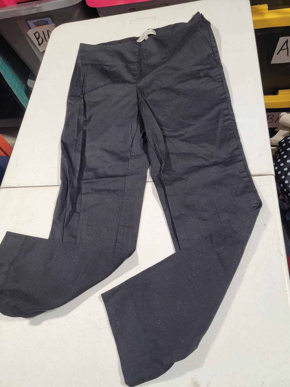 Larry Levine Black Women's Dress Pants